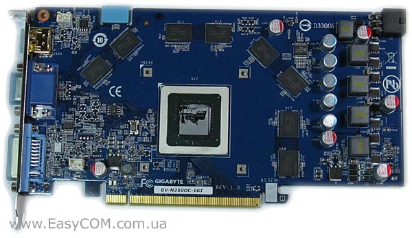 Обзор видеокарты GIGABYTE GeForce GTS 250 с 1024 МБ GDDR3